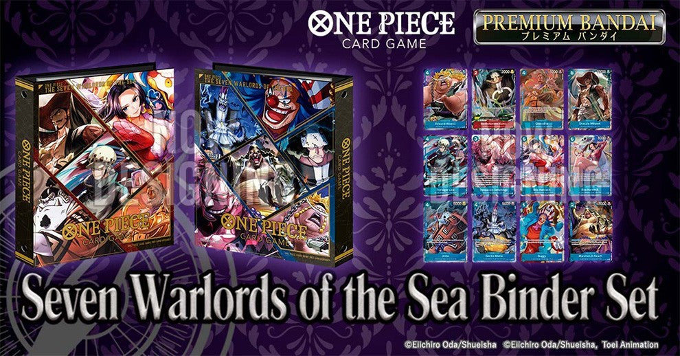 One Piece Card Game Seven Warlords of the Sea Binder Set PREORDER 26/9/25! NEW!