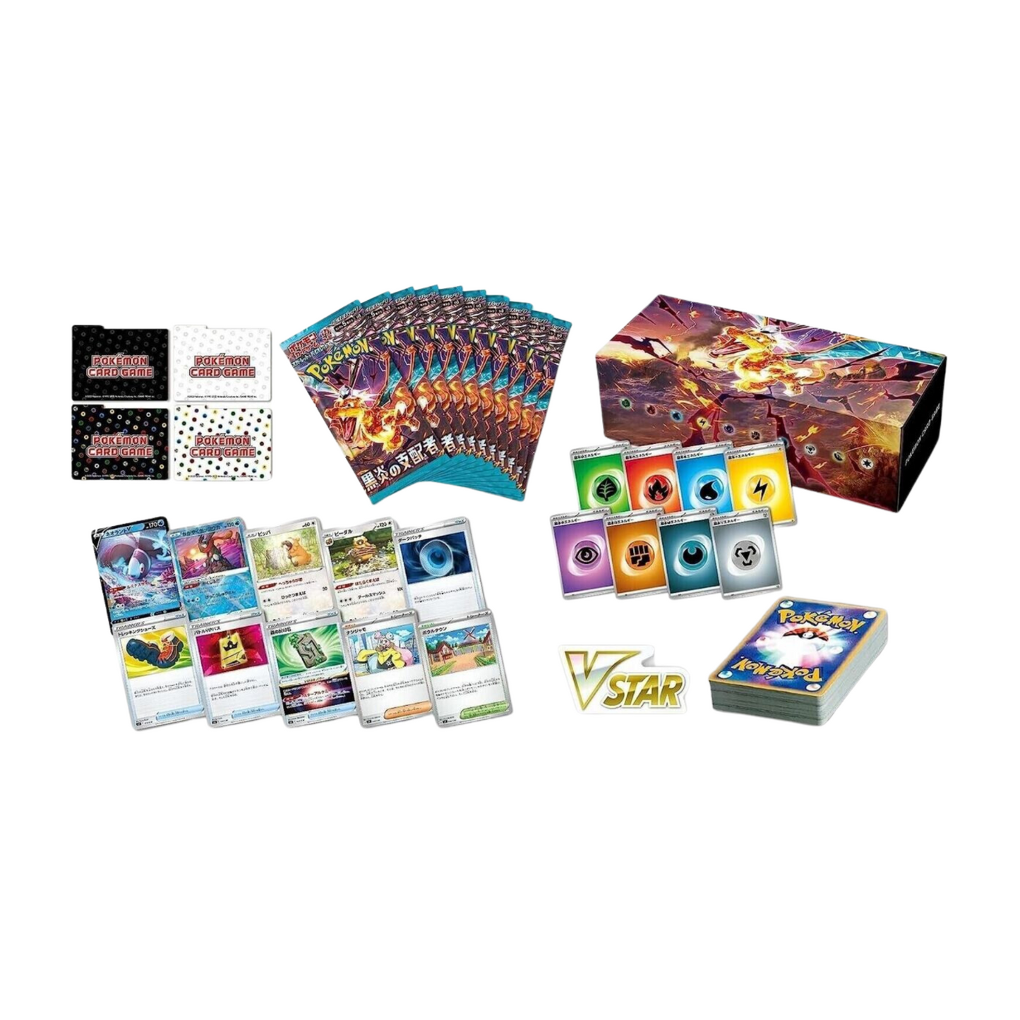 Pokémon Card Game Deck Build Box Ruler of the Black Flame SV3 Japanese! Sealed!