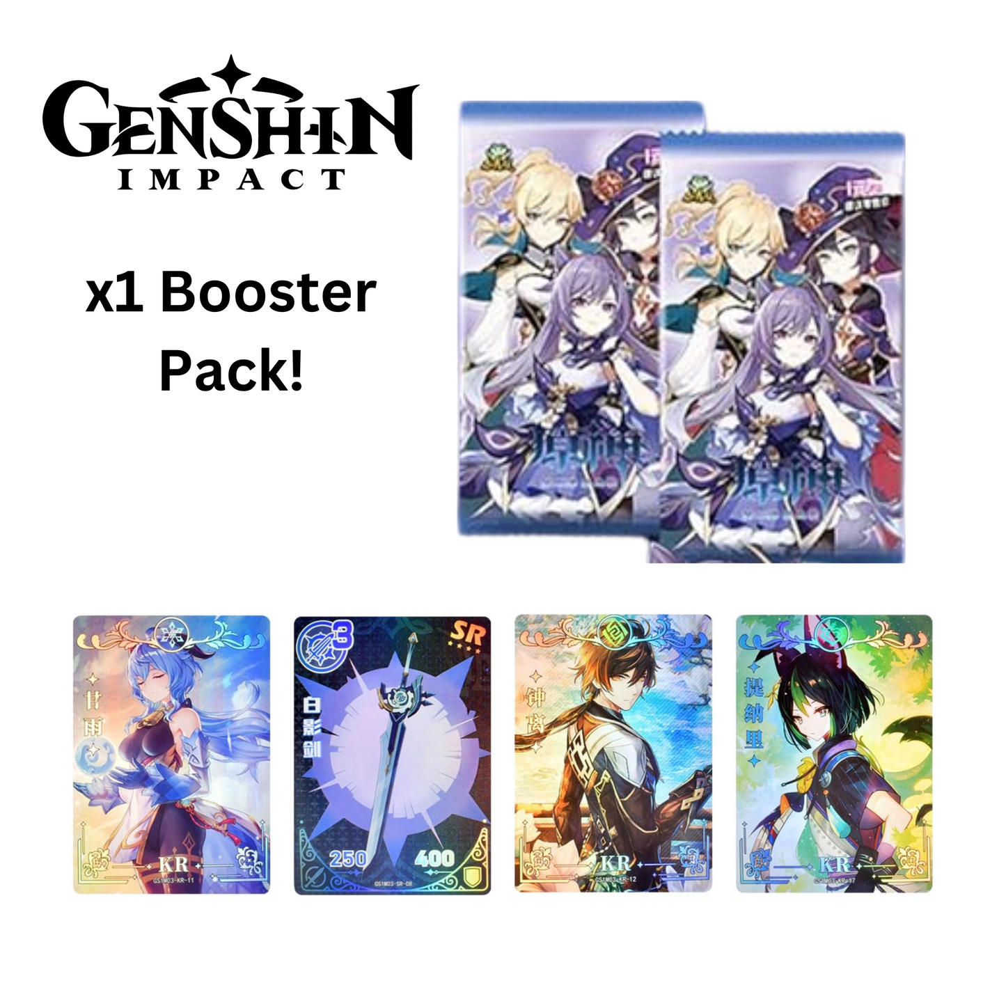 Genshin Impact Little Frog Booster Pack CCG Wave 2 GS1M02