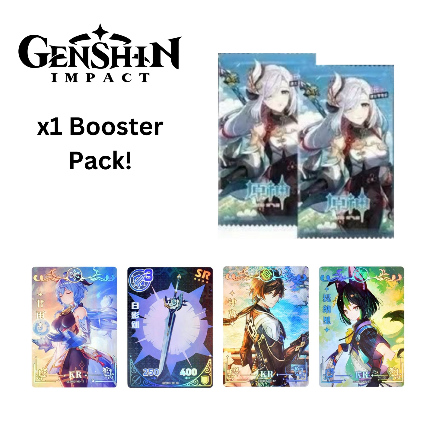 Genshin Impact Little Frog Booster Pack CCG Wave 5 GS1M05
