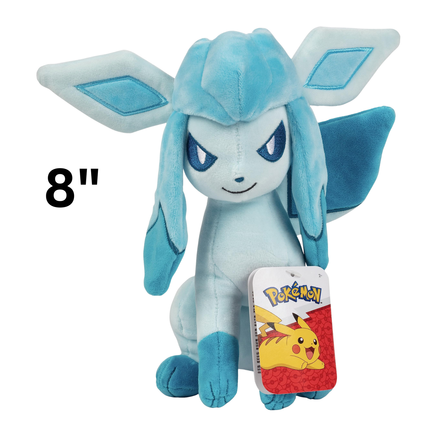 Pokemon Glaceon Plush 8"