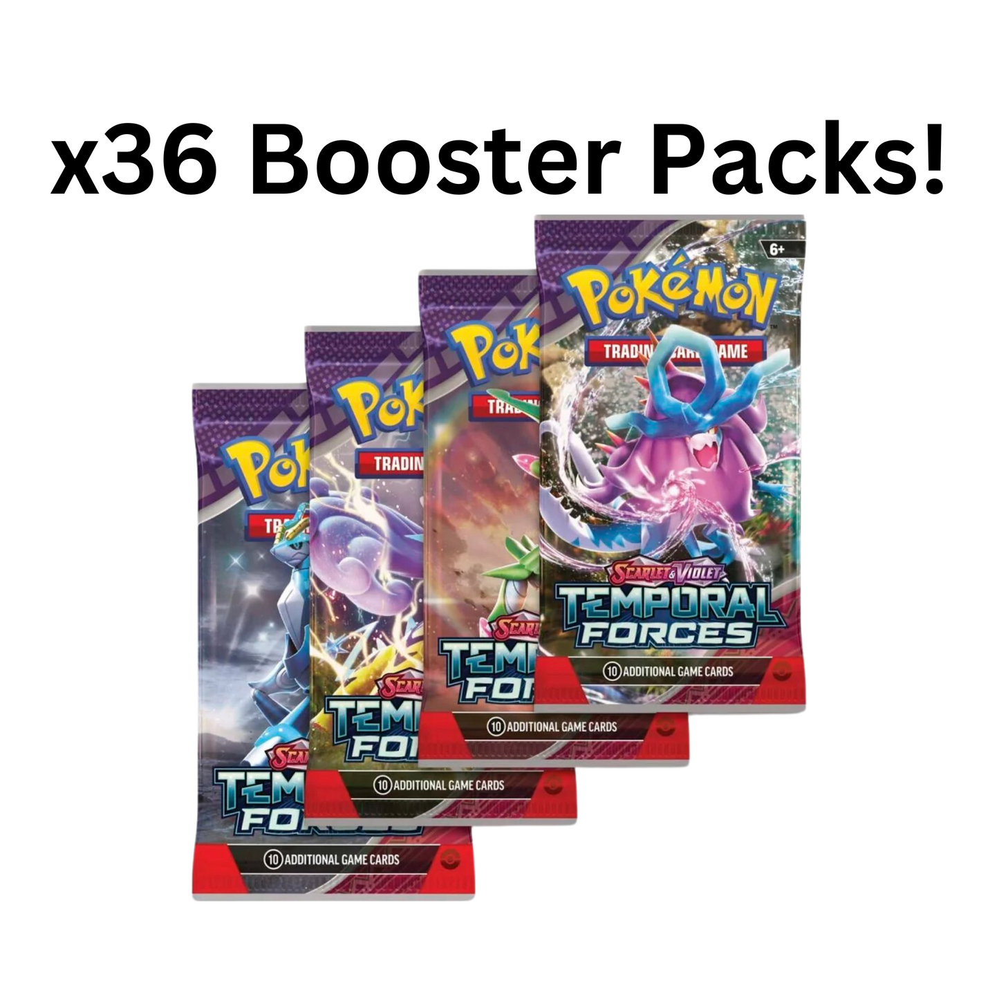 Pokemon Scarlet & Violet Temporal Forces Booster Box (36 Packs)