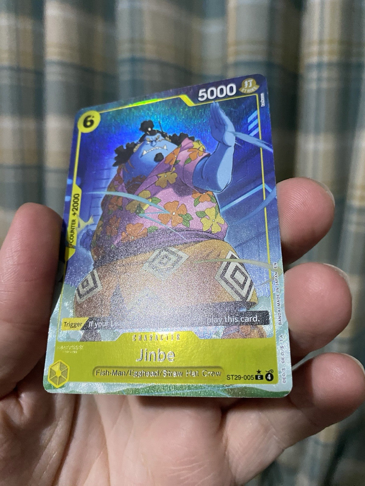 Jinbe ST29-005 Alt Art One Piece TCG English Egghead Starter Deck NM Rare!