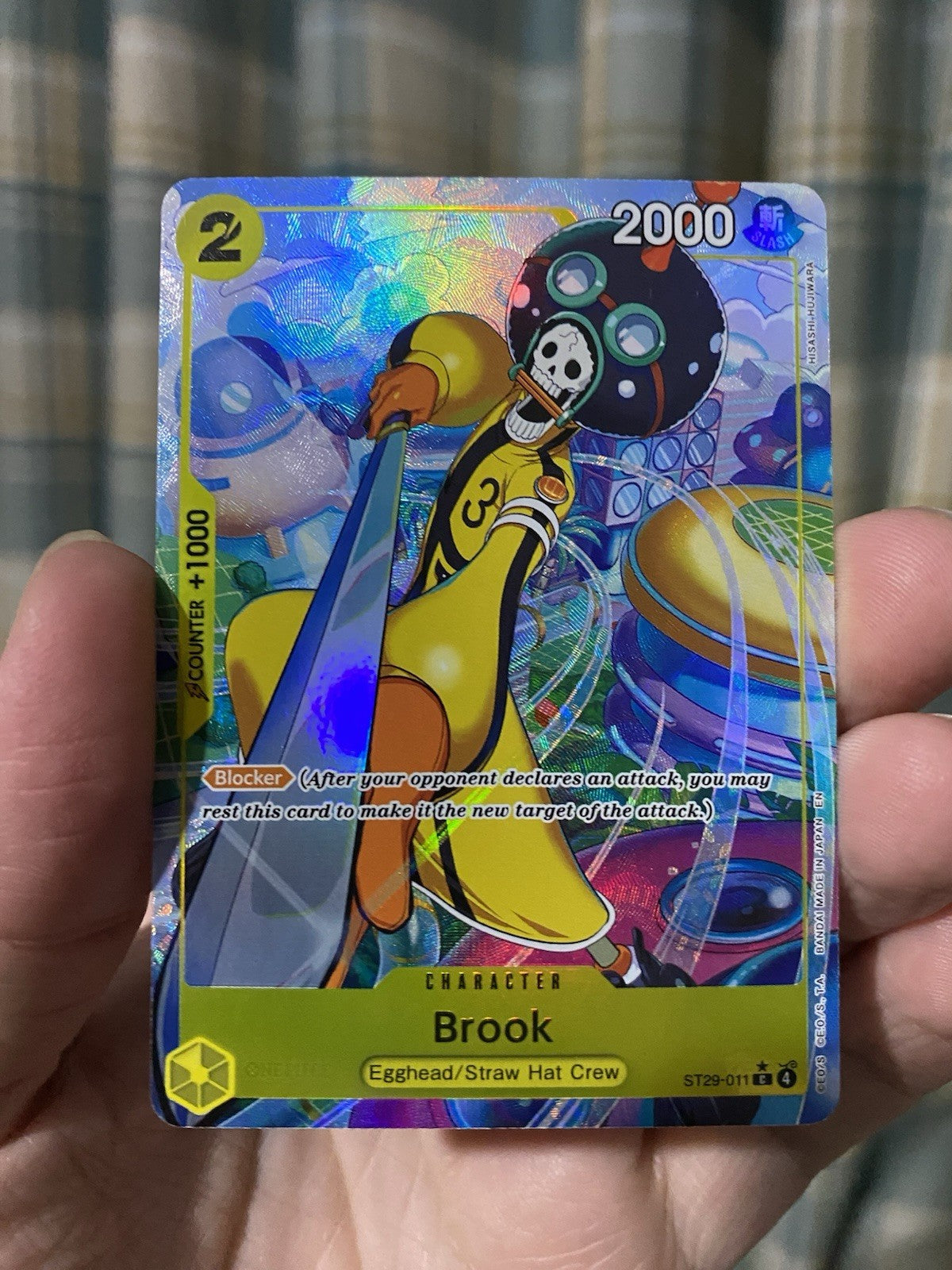 Brook ST29-011 SR Structure Deck 29 Egghead Holo Foil Alt Art One Piece TCG NM!