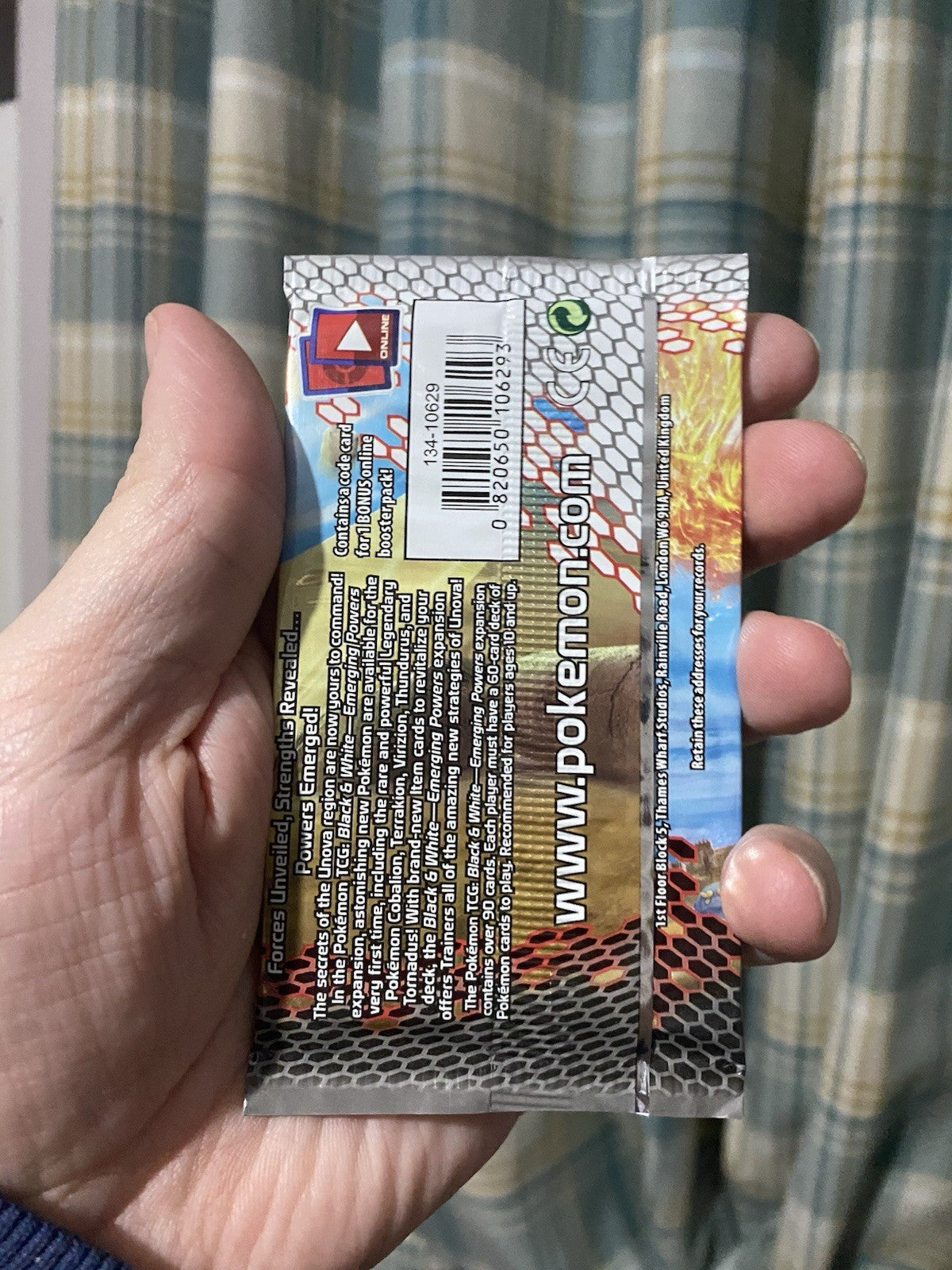 Pokemon TCG: Black and White Emerging Powers Booster Pack New Sealed Darmanitan!