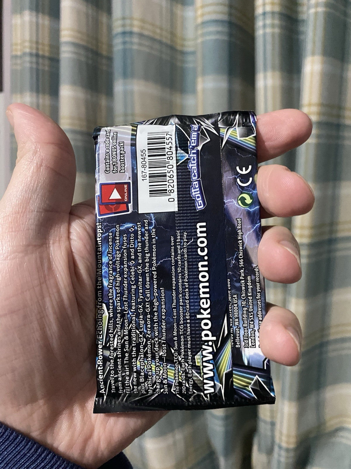 Lost Thunder Complete Art Set: Pokemon (4) Sealed Packs Sun And Moon! S&M! Rare!