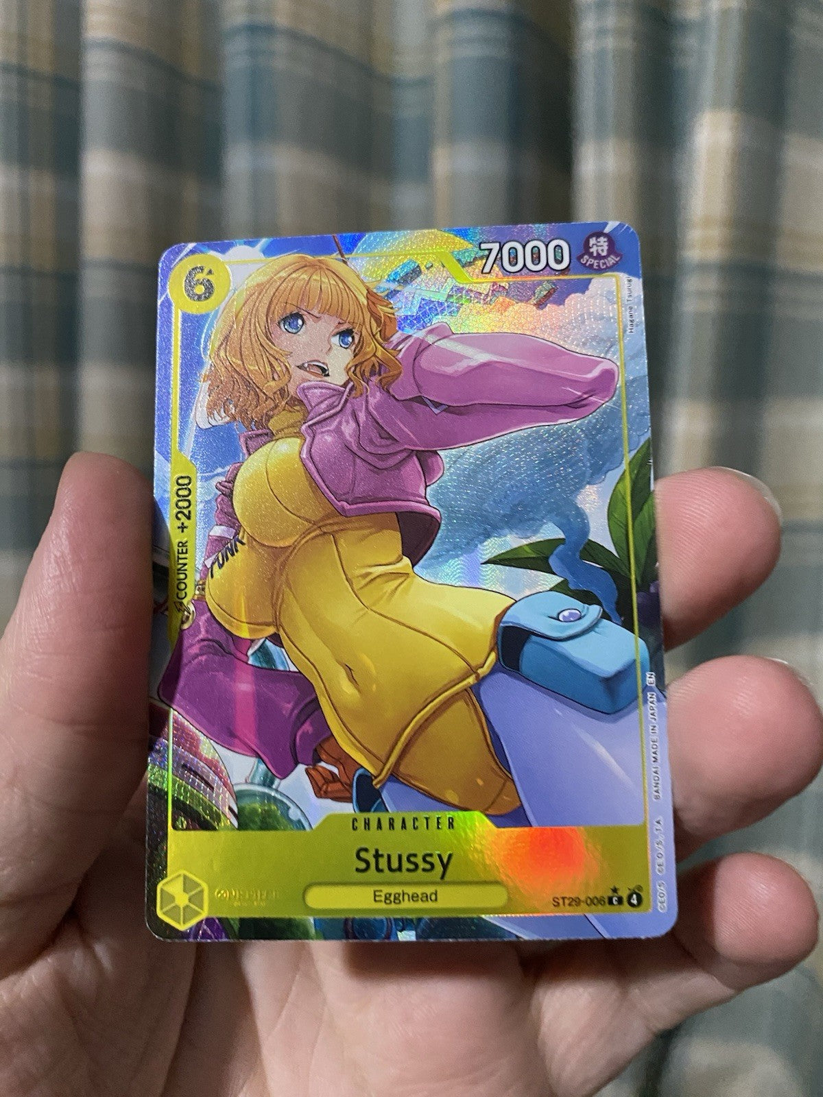 One Piece TCG Stussy (Full Art) ST29-006 Starter Deck 29: Egghead Foil Rare NM!