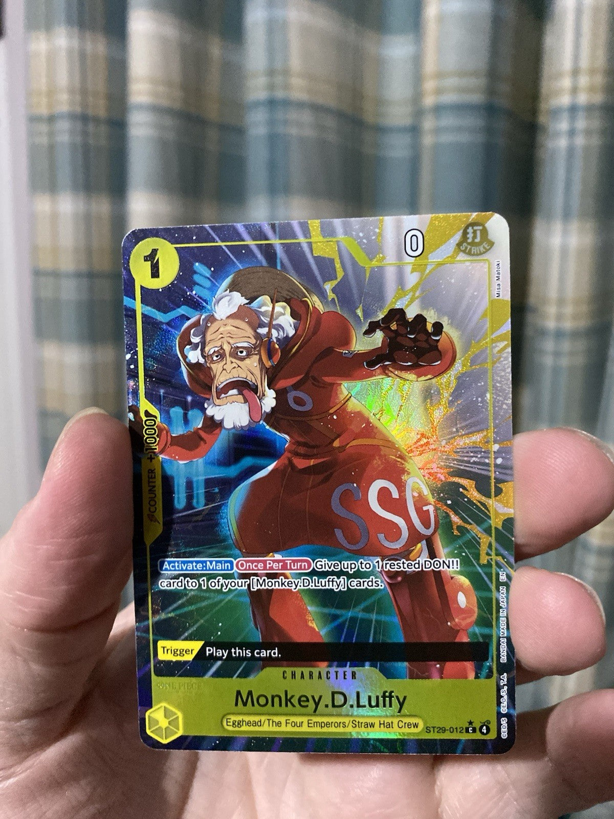 Monkey.D.Luffy ST29-012 Alt Art Start Deck Egghead One Piece TCG English NM Rare