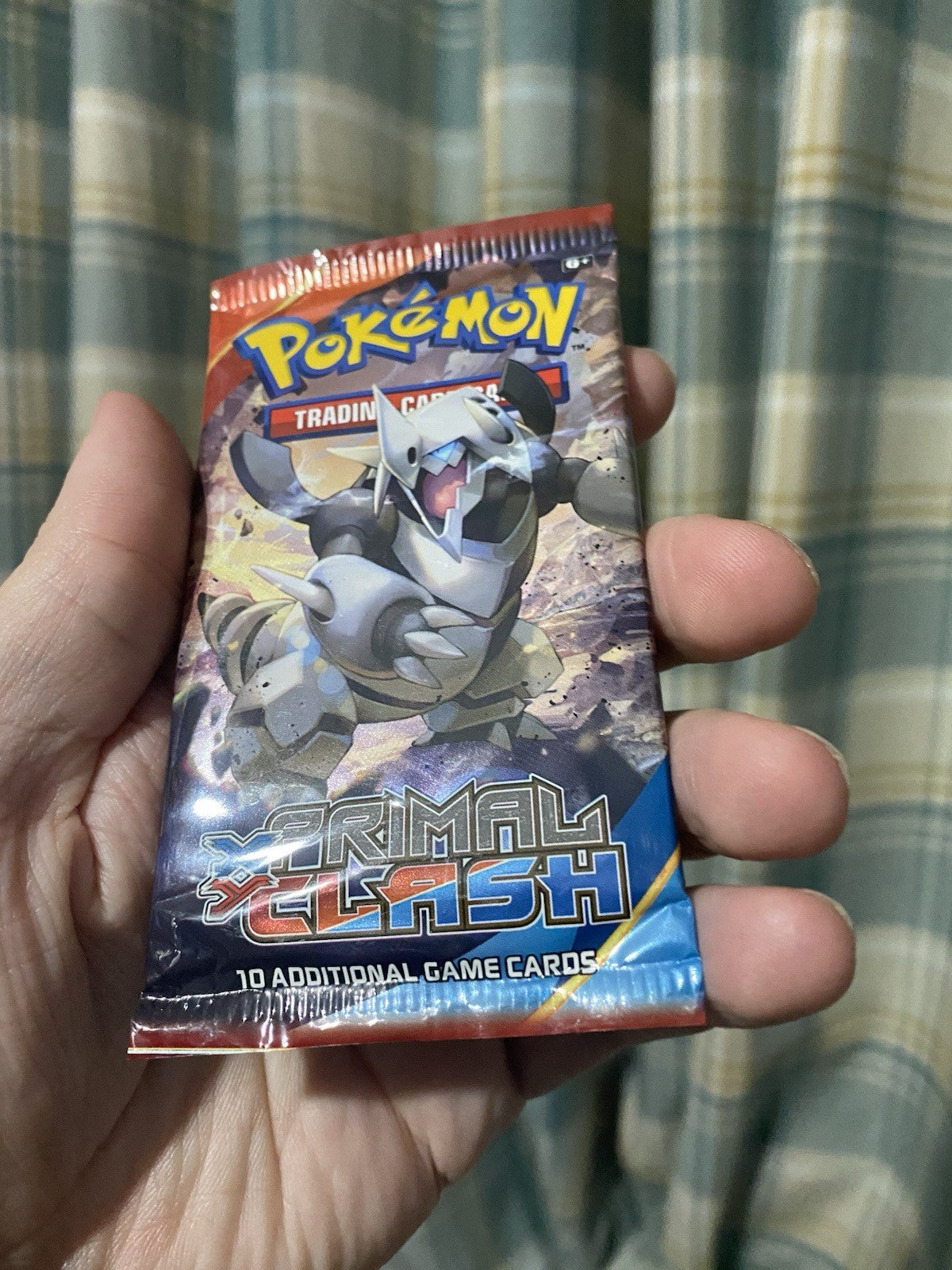 XY Primal Clash [10 card] Booster Pack x1 (Mega Aggron Art) Pokemon TCG! SEALED!