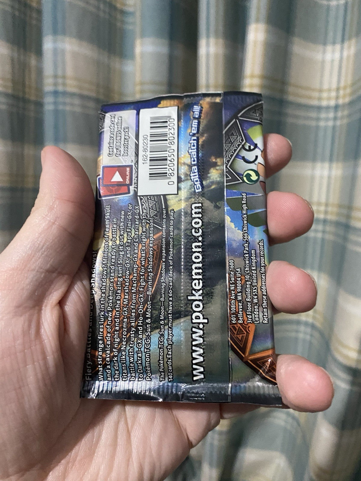 4x Pokémon TCG Sun & Moon Burning Shadows | 2017 Sealed Complete Booster Art Set