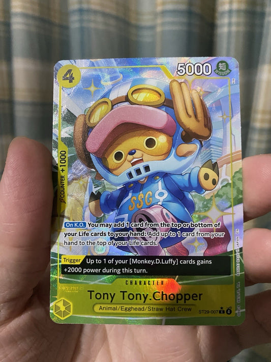 One Piece TCG Tony Tony Chopper ST29-007 Alt Art Starter Deck 29 Egghead NM Card