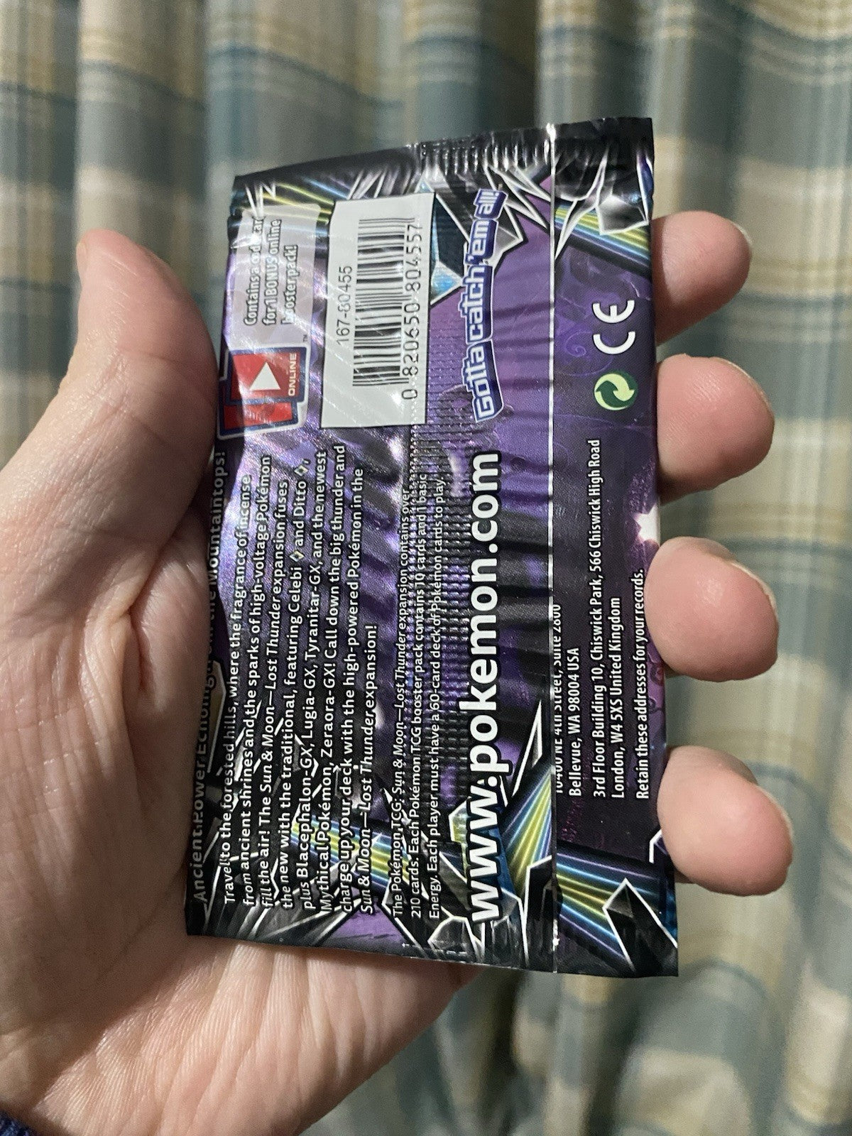 Lost Thunder Complete Art Set: Pokemon (4) Sealed Packs Sun And Moon! S&M! Rare!