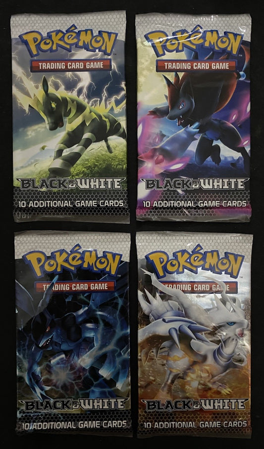 Black and White Base Set - Booster Pack Art Set  - Pokemon TCG 2011 RARE!