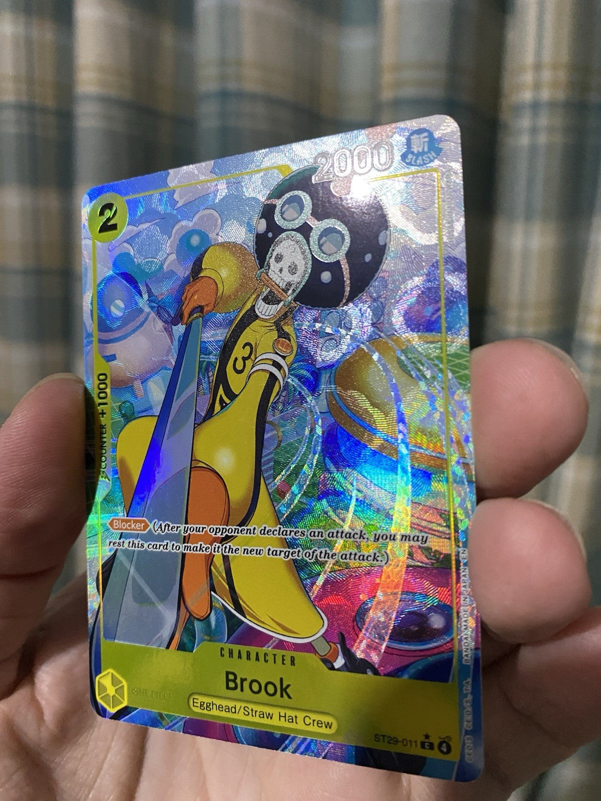 Brook ST29-011 SR Structure Deck 29 Egghead Holo Foil Alt Art One Piece TCG NM!