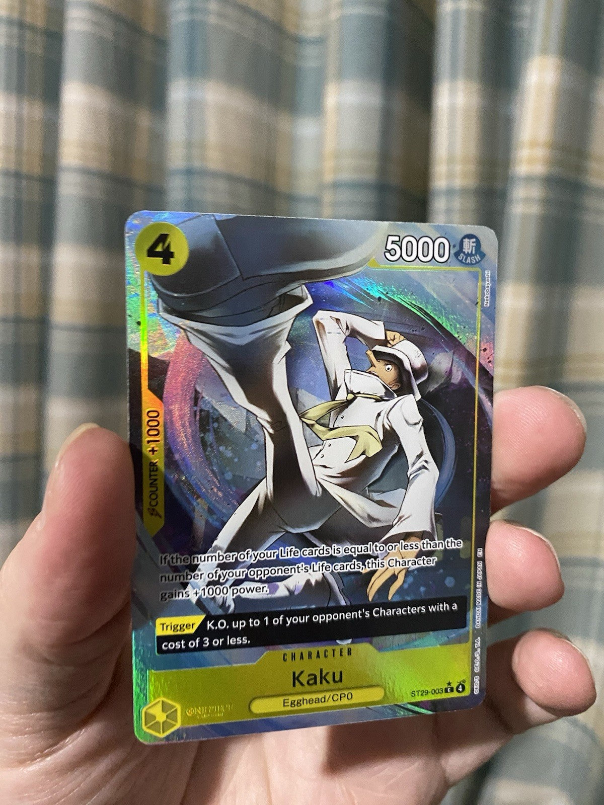 Kaku (Full Art) ST29-003 Starter Deck 29: Egghead Foil One Piece TCG NM RARE!