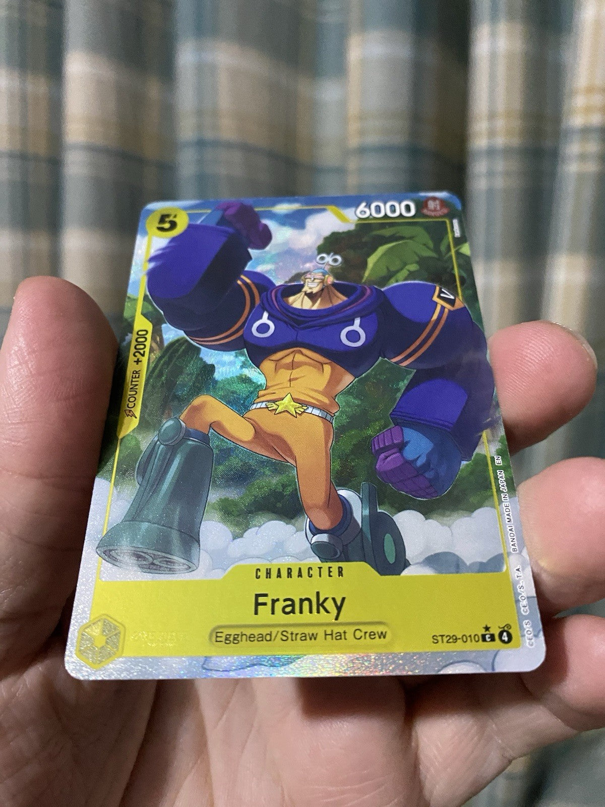 Franky Alt Art (Full Art) ST29-010 C Starter Deck EGGHEAD - ONE PIECE Card Game!