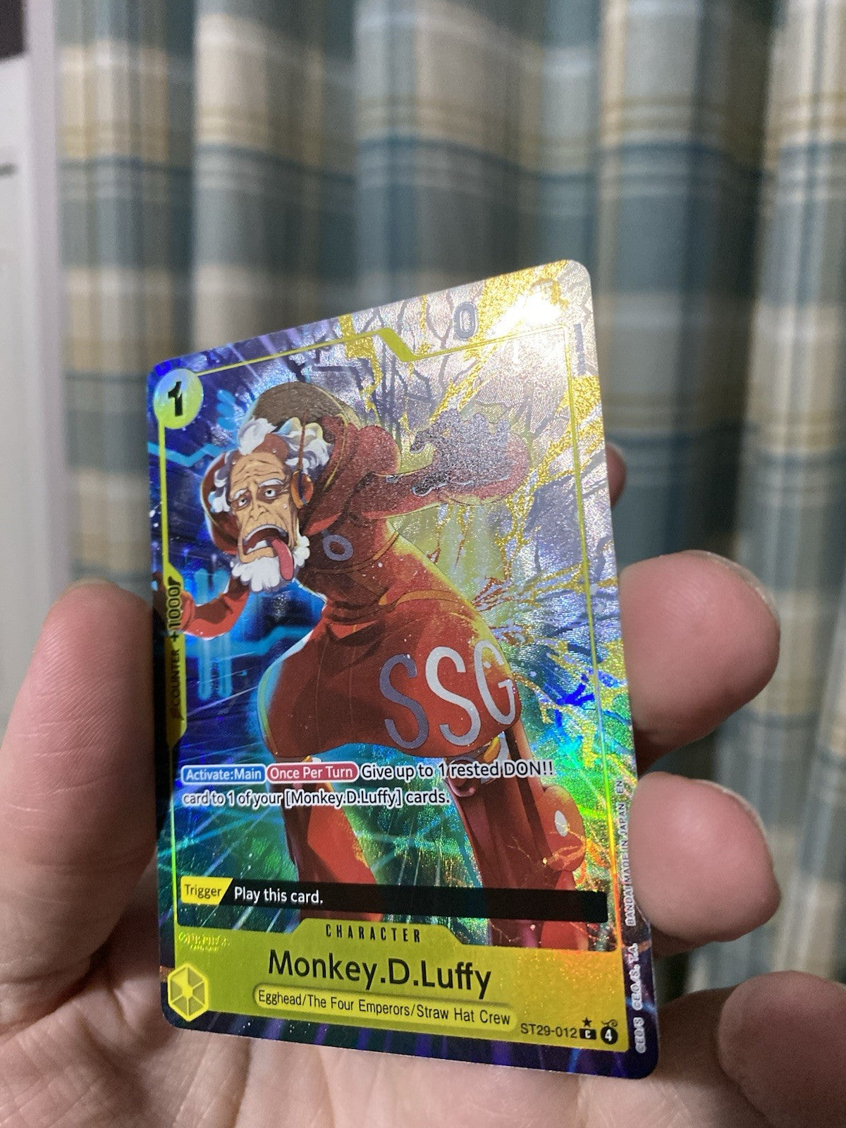 Monkey.D.Luffy ST29-012 Alt Art Start Deck Egghead One Piece TCG English NM Rare