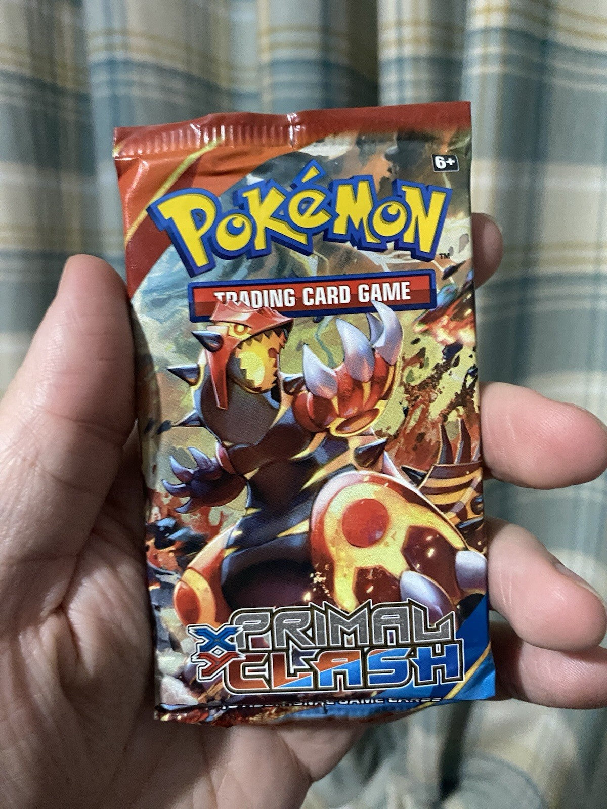 2015 Pokemon TCG XY Primal Clash Booster Pack Groudon Art! Factory Sealed! Rare!