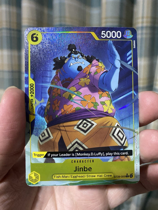 Jinbe ST29-005 Alt Art One Piece TCG English Egghead Starter Deck NM Rare!