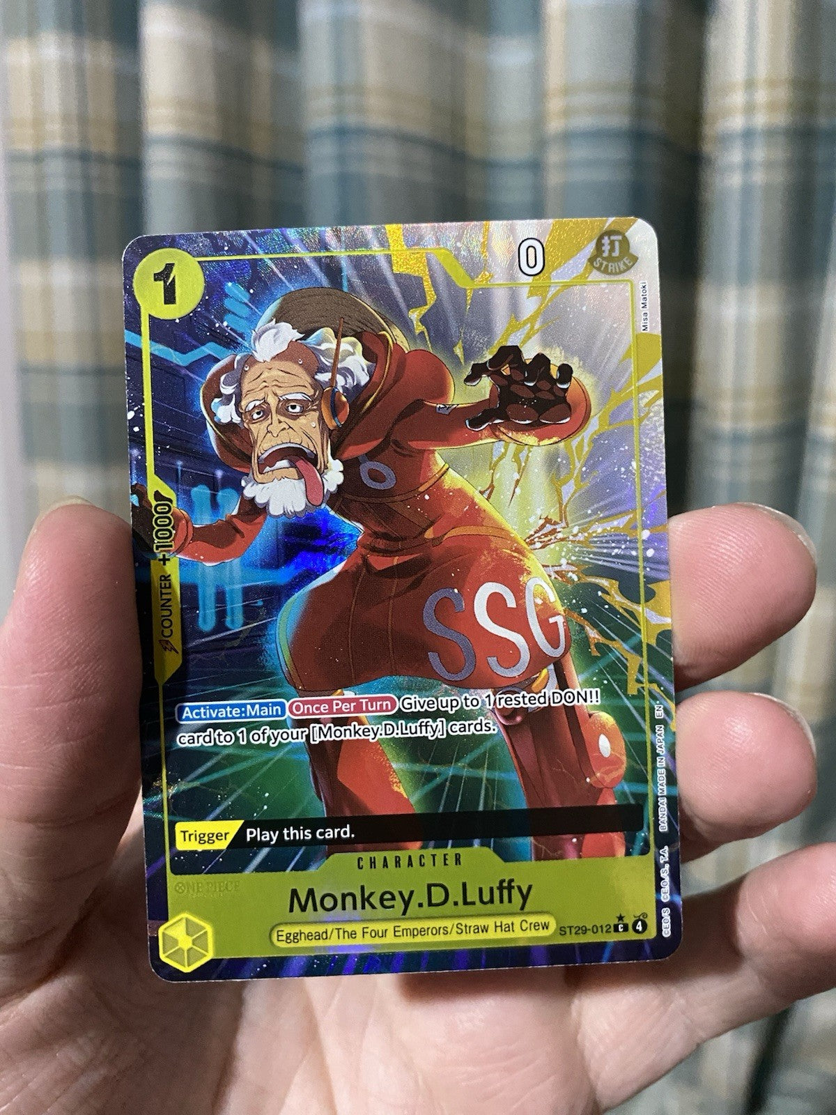 Monkey.D.Luffy ST29-012 Alt Art Start Deck Egghead One Piece TCG English NM Rare