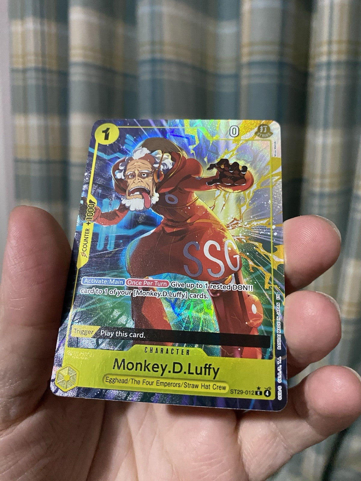 Monkey.D.Luffy ST29-012 Alt Art Start Deck Egghead One Piece TCG English NM Rare