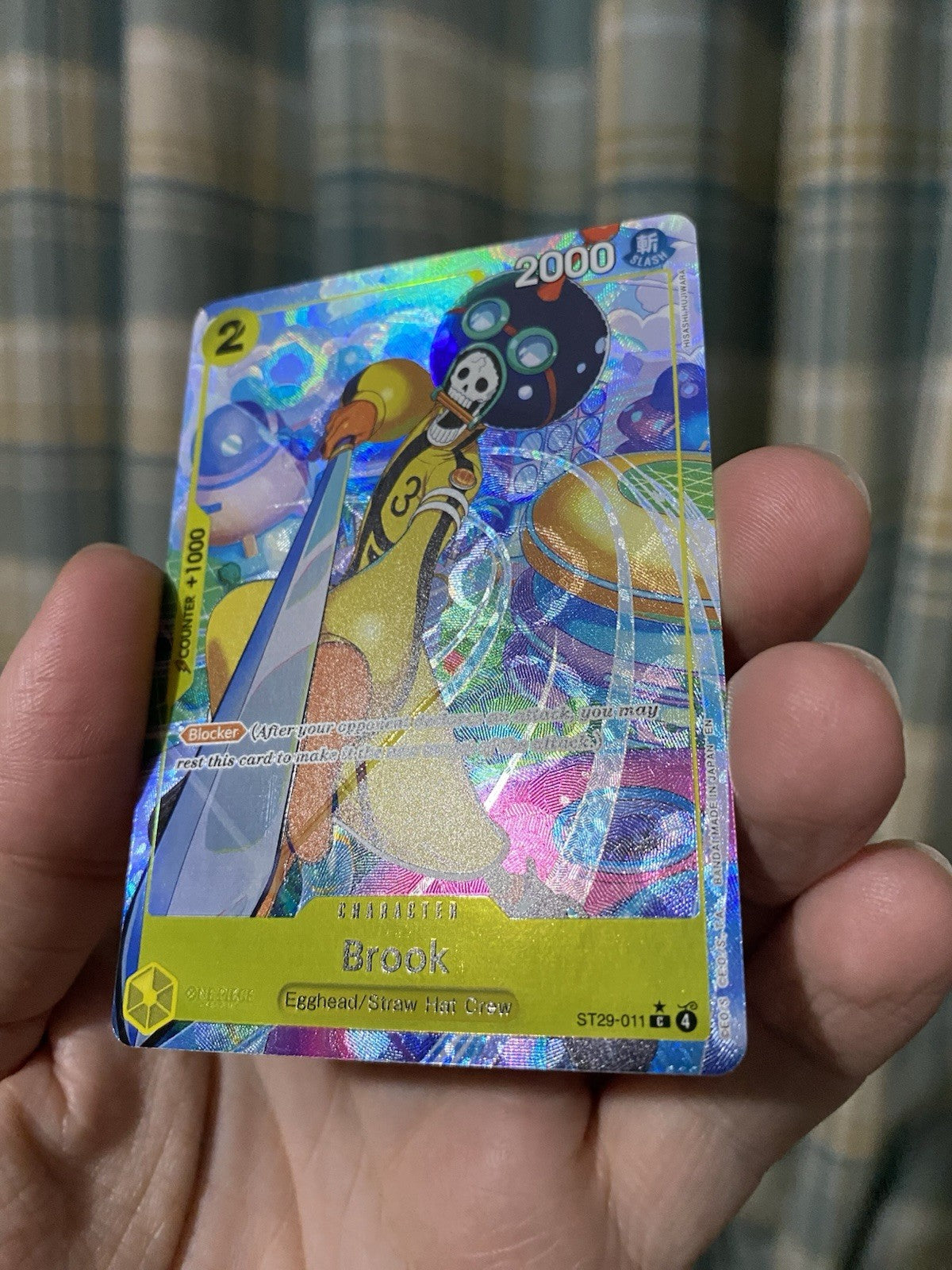 Brook ST29-011 SR Structure Deck 29 Egghead Holo Foil Alt Art One Piece TCG NM!