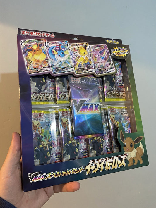 Pokémon Card Game Sword & Shield VMAX Special Set Eevee Heroes NEW SEALED! Rare!
