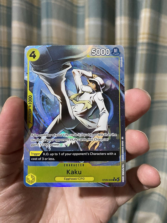 Kaku (Full Art) ST29-003 Starter Deck 29: Egghead Foil One Piece TCG NM RARE!