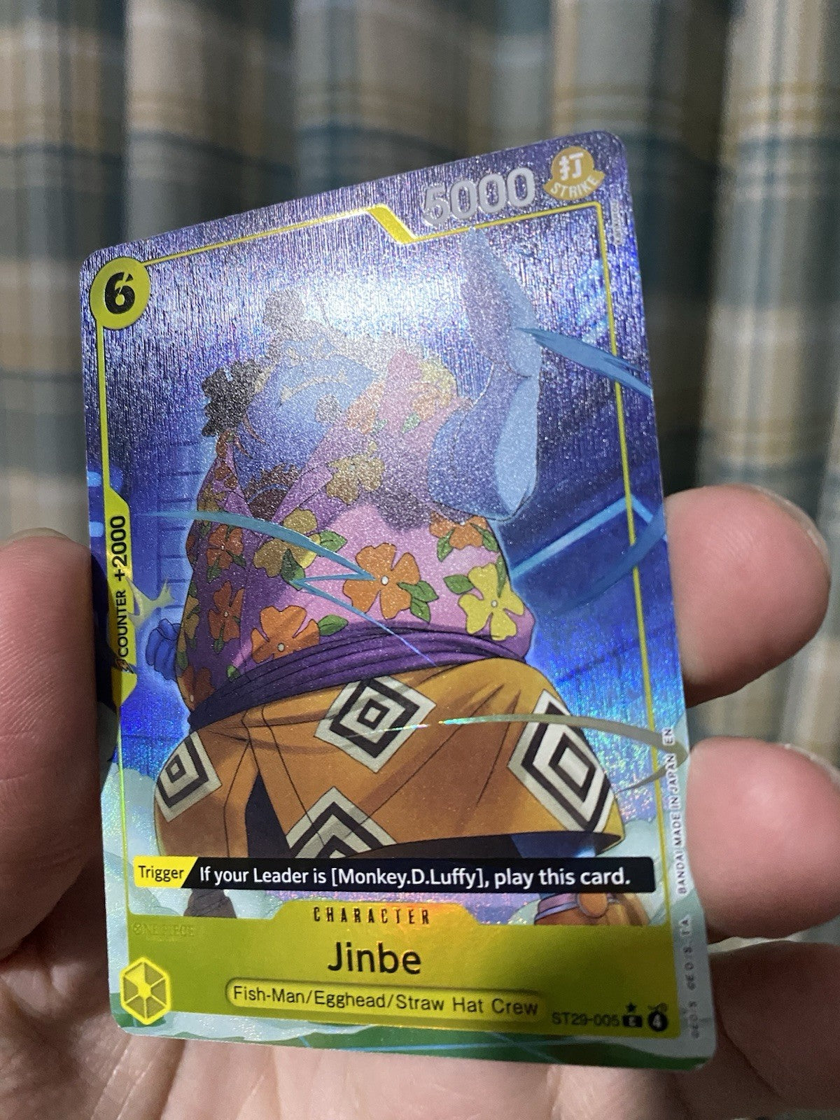 Jinbe ST29-005 Alt Art One Piece TCG English Egghead Starter Deck NM Rare!