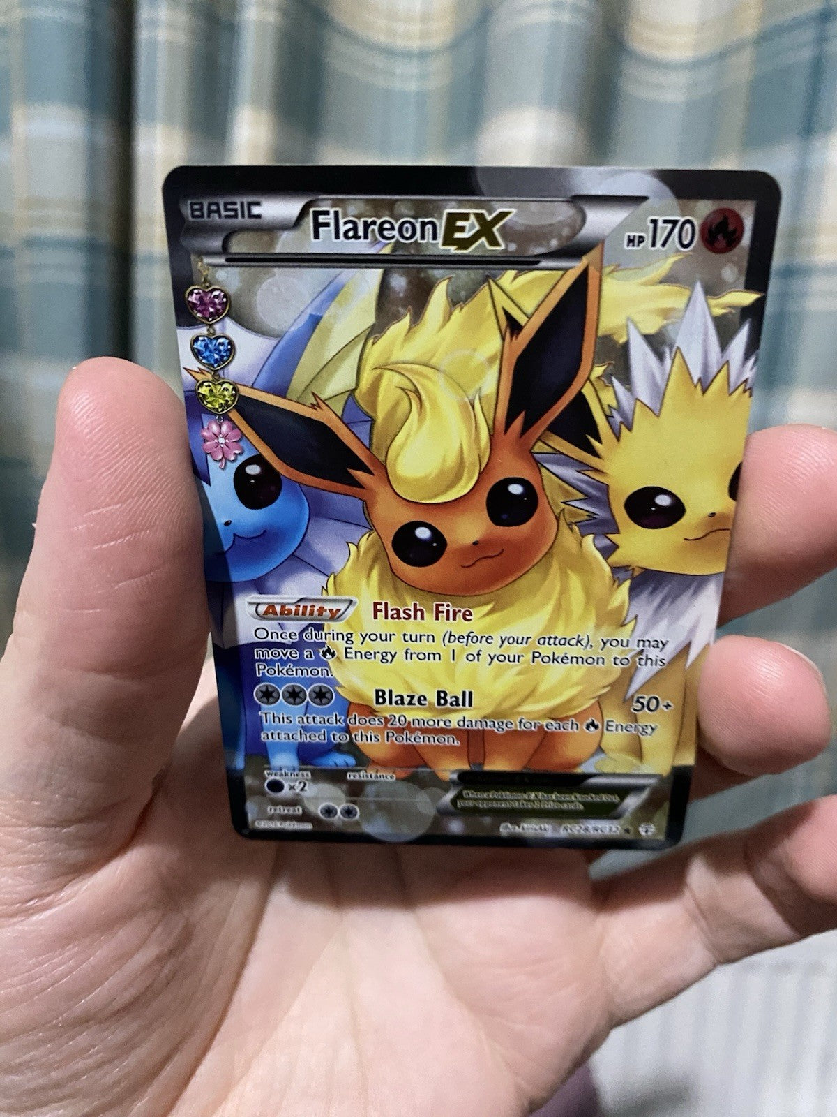 Pokémon TCG Flareon EX RC28/RC32 2016 Generations! Rare English Card! LP!