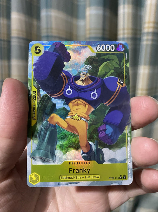 Franky Alt Art (Full Art) ST29-010 C Starter Deck EGGHEAD - ONE PIECE Card Game!