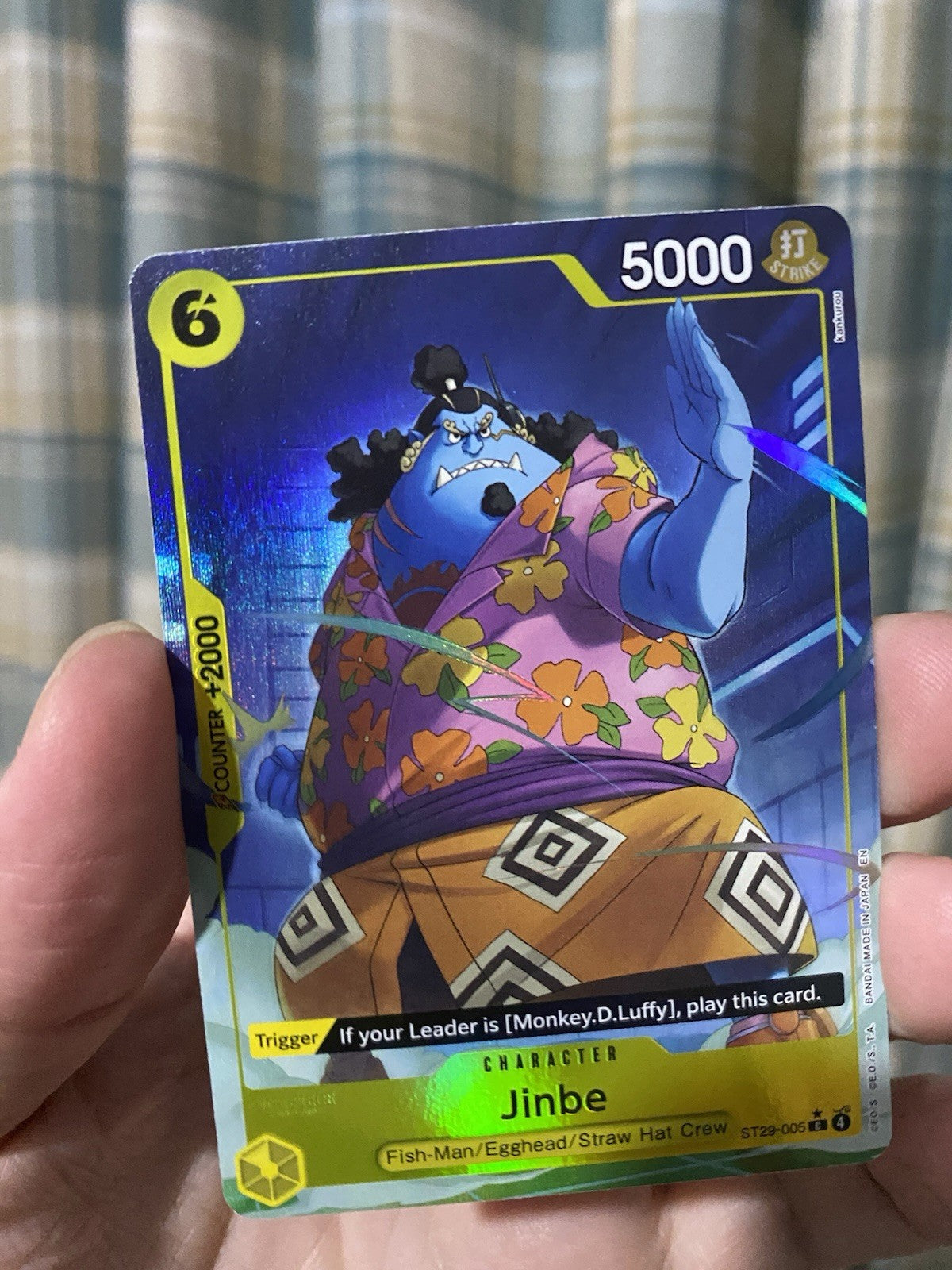Jinbe ST29-005 Alt Art One Piece TCG English Egghead Starter Deck NM Rare!