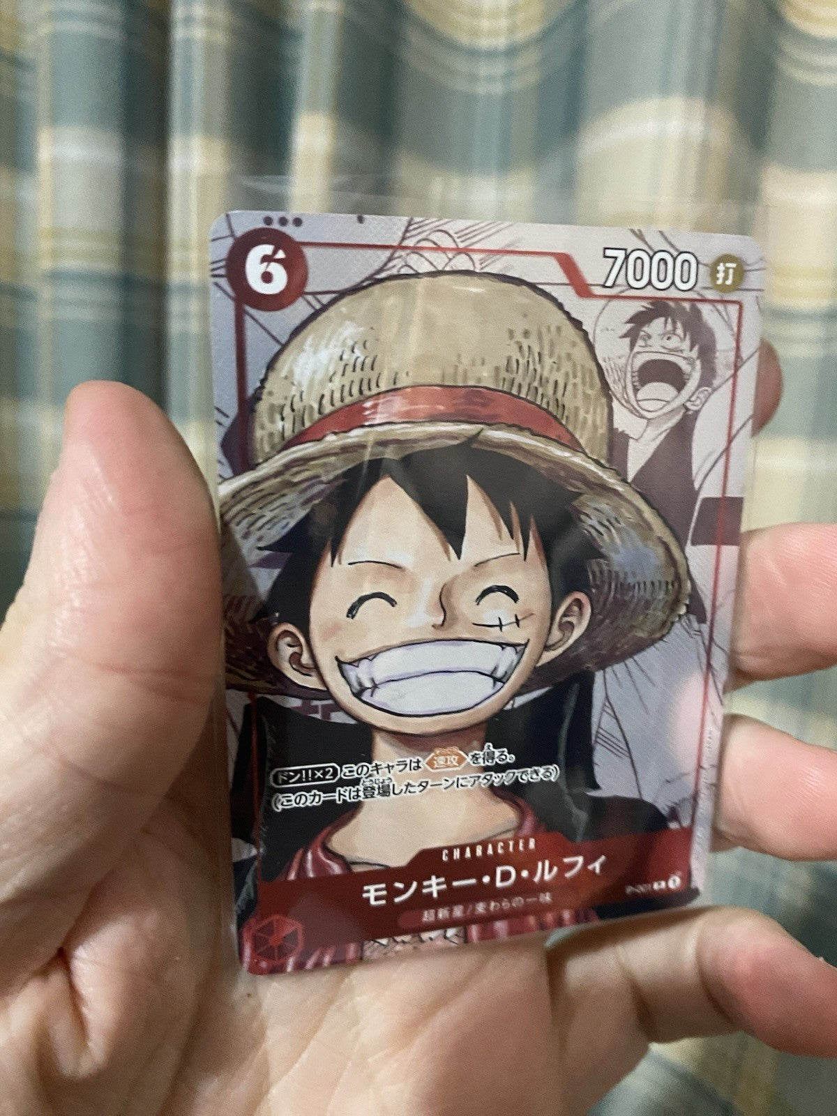 One Piece Card Game Monkey D. Luffy P-001 25th Anniversary Promo Japanese Rare!