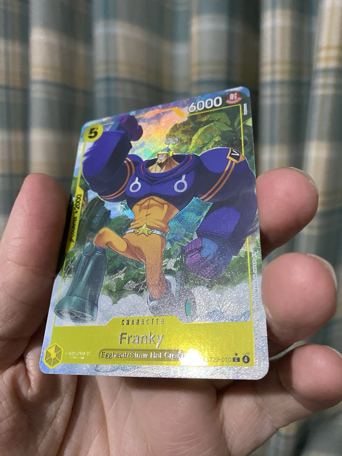 Franky Alt Art (Full Art) ST29-010 C Starter Deck EGGHEAD - ONE PIECE Card Game!