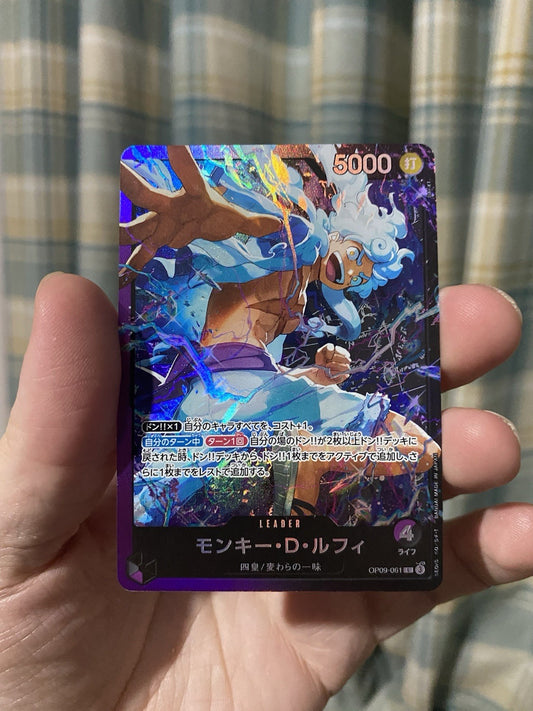 Monkey.D.Luffy OP09-061 L Purple Black One Piece card game Japanese NM! Rare!