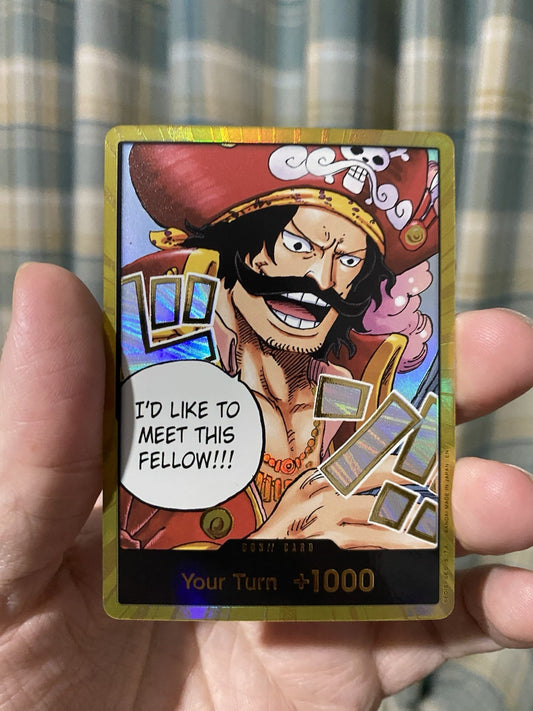 OP13 Carrying On His Will Gol.D.Roger Gold Don!! One Piece TCG English Card NM!