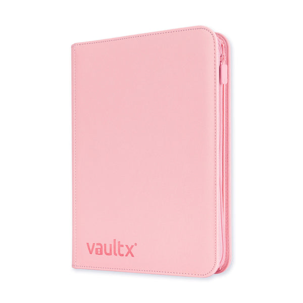 Vault X: 9-Pocket Exo-Tec® Zip Binder - Just Pink