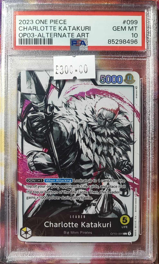 BANDAI ONE PIECE PSA 10 CHARLOTTE KATAKURI