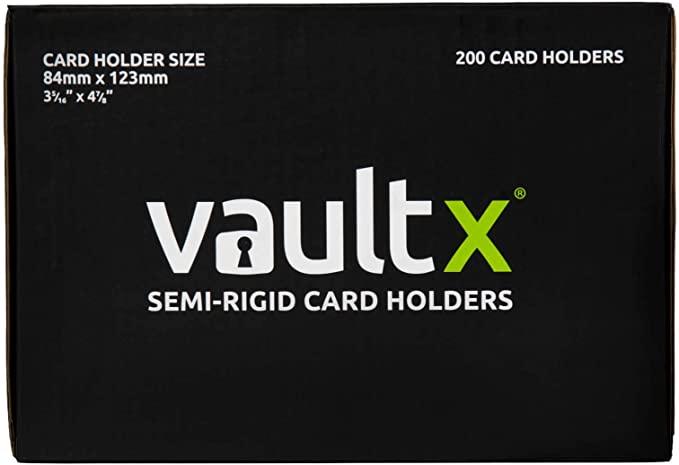 Vault X: Semi-Rigid Card Holders (200 Pack)