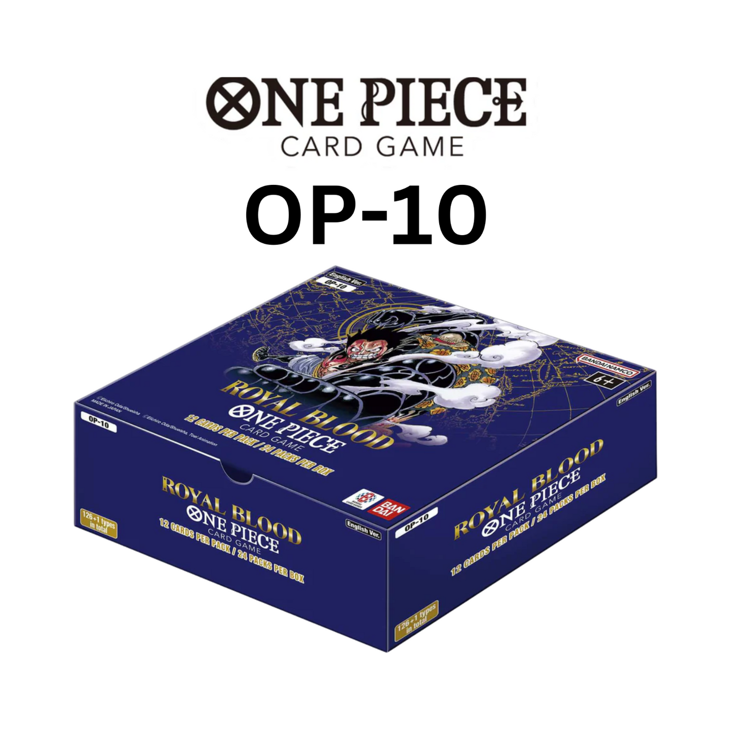 One Piece Card Game TCG - OP10 Royal Blood Booster Box Sealed! English! PRESALE!