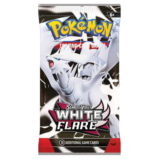 Pokemon TCG White Flare Booster Pack - 10 Cards – Factory Sealed!