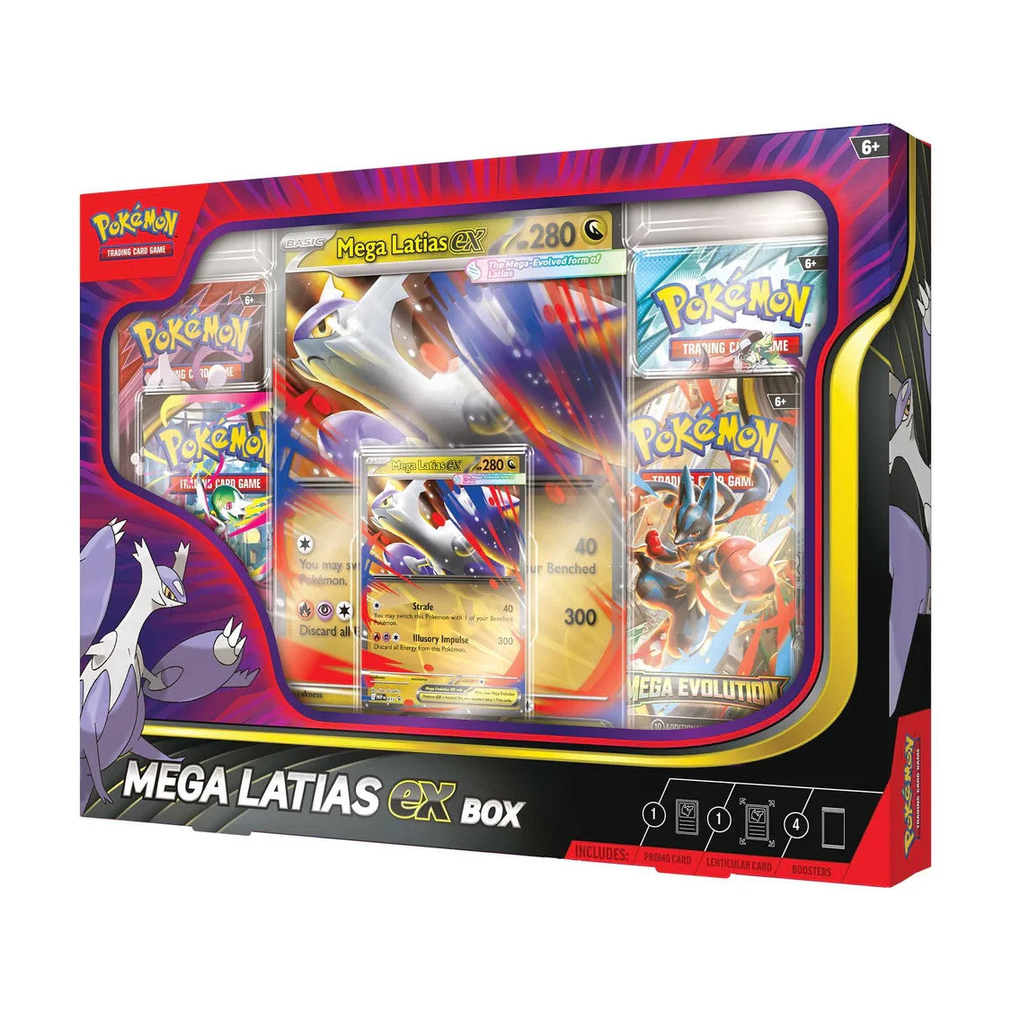 Pokemon TCG: Mega Latias ex Box! Sealed! Includes Surging Sparks Booster Packs!