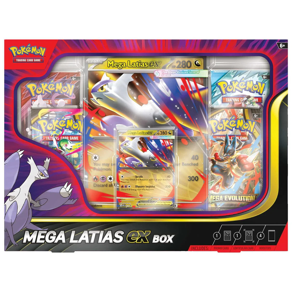 Pokemon TCG: Mega Latias ex Box! Sealed! Includes Surging Sparks Booster Packs!