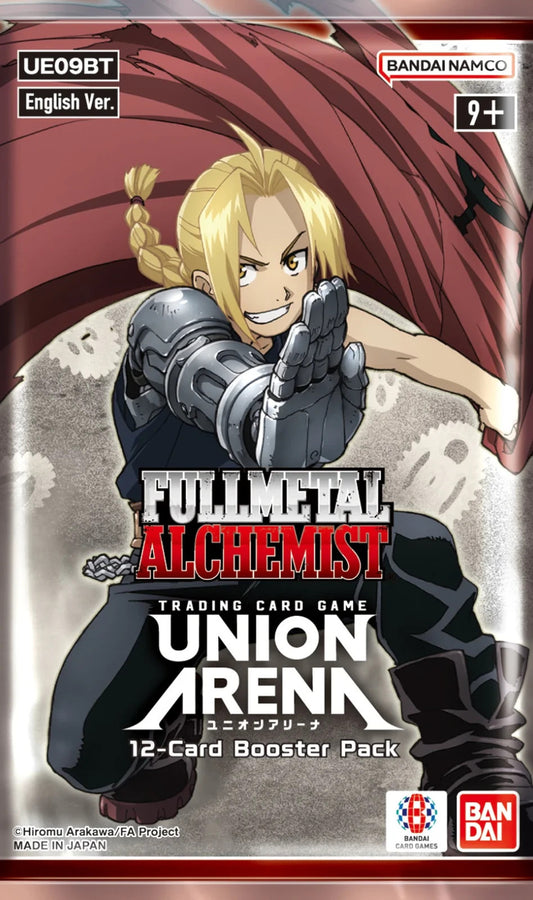 Union Arena Fullmetal Alchemist UE09BT English Booster Pack - Factory Sealed!