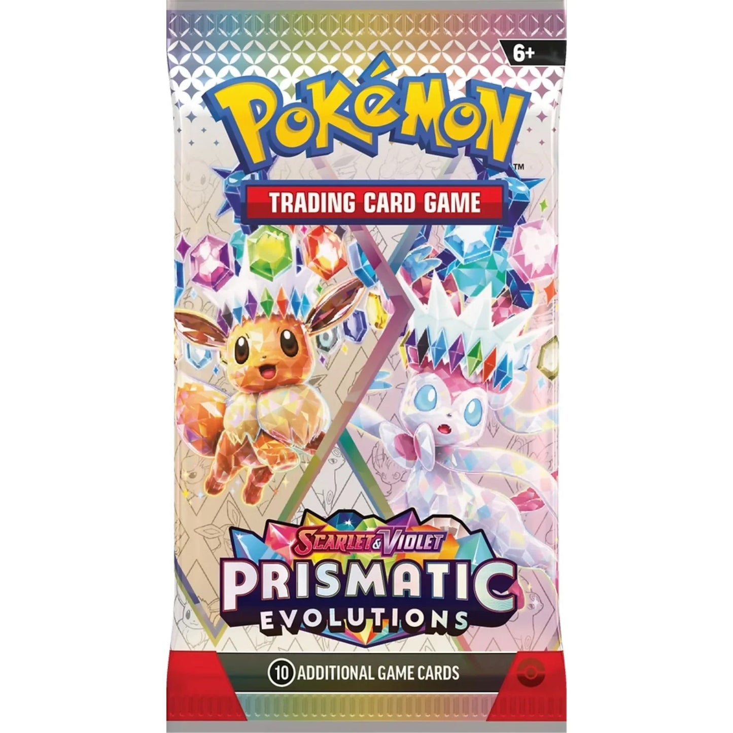 Pokemon TCG Prismatic Evolutions Booster Pack - 10 Cards – Factory Sealed!