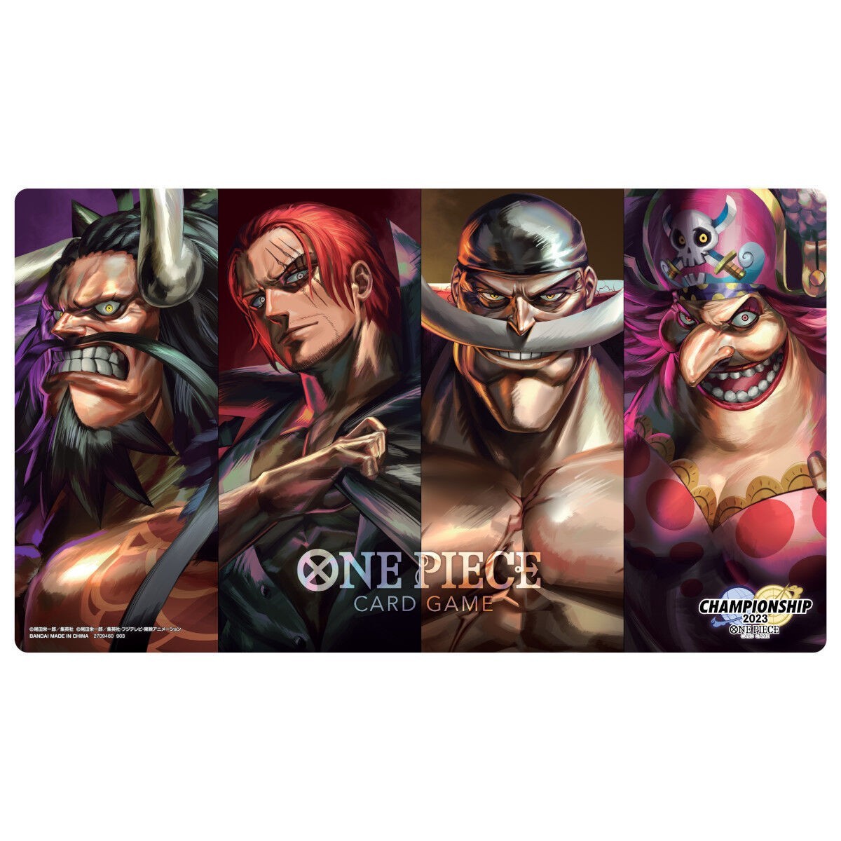 One Piece Card Game Championship Set 2023 Playmat Former Four Emperors Deck Box!