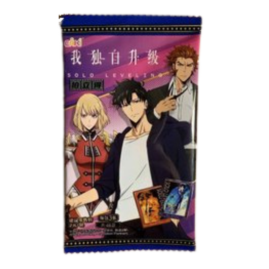 Solo Leveling Anime CCG eaki Collectable Trading Cards Sealed Booster Pack!