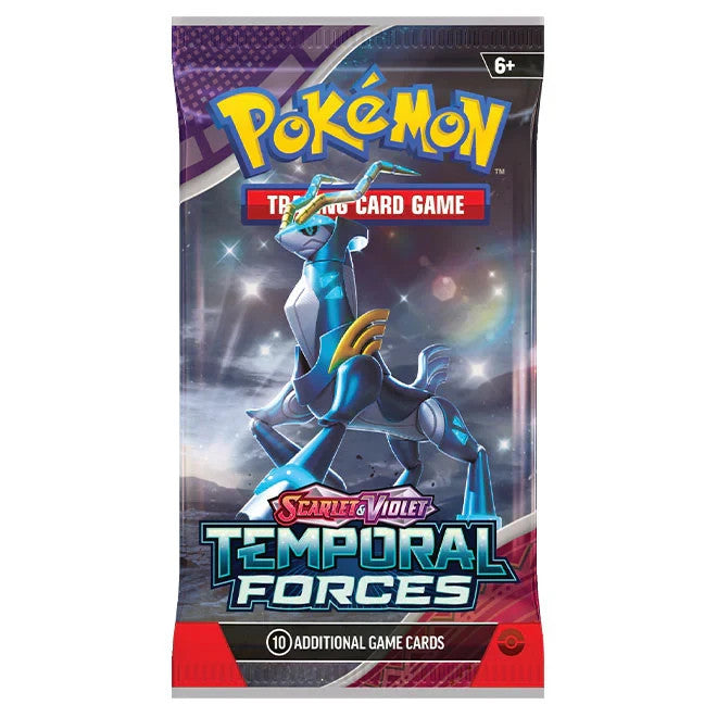 Pokemon TCG Temporal Forces Booster Pack - 10 Cards – Factory Sealed!