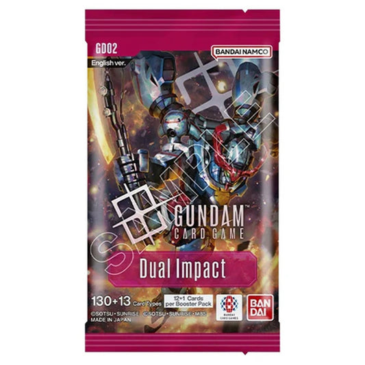 Gundam Card Game Dual Impact – GD02 - Booster Pack English - Factory Sealed!