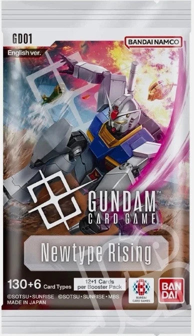 Gundam Card Game Newtype Rising – GD01 - Booster Pack English - Factory Sealed!
